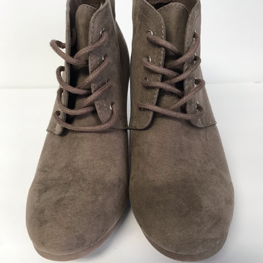 Brown Suede Ankle Boots